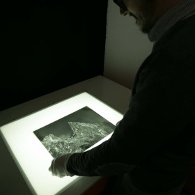 Ultimo picco del Cimon della Pala, lastra negativa, 30x40 cm,  realizzata da Vittorio Sella nel 1891 - Fondazione Sella, 2019